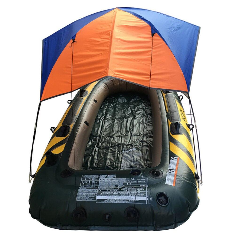 Inflatable Boat Kayak Accessories Fishing Sun Shade Rain Canopy Kayak Kit Sailboat Awning Top Cover 2-4 persons Boat Shelter