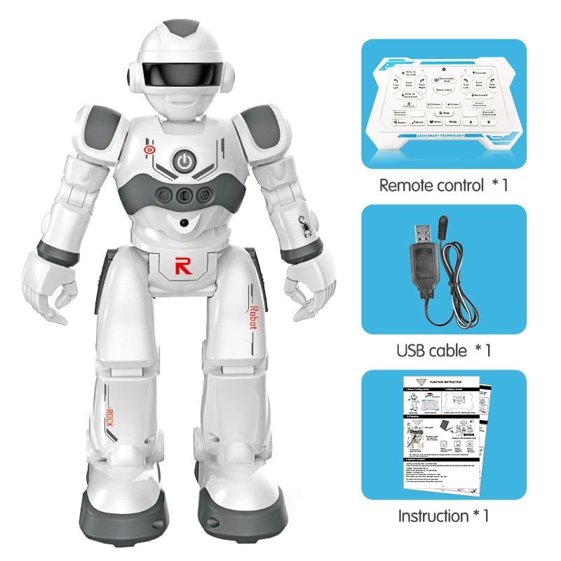 New RC Robot Remote Control Robot toy Dancing Gesture Action Figures Toys for children boys