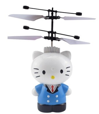 Mini Fly Flashing helicopter Hand Control RC Toy induction mini Helicopter Quadcopter RC Drone Ar.dron with LED Toys For Kids
