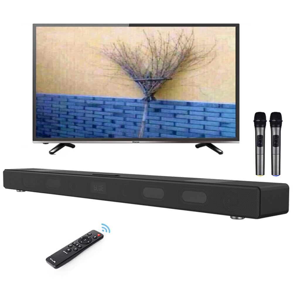 JY Audio Soundbar Column Home Theater DTS 2.1 Virtual Surround Soundbar For TV Surround Sound System Wireless Bluetooth Speaker