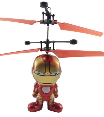Mini Fly Flashing helicopter Hand Control RC Toy induction mini Helicopter Quadcopter RC Drone Ar.dron with LED Toys For Kids