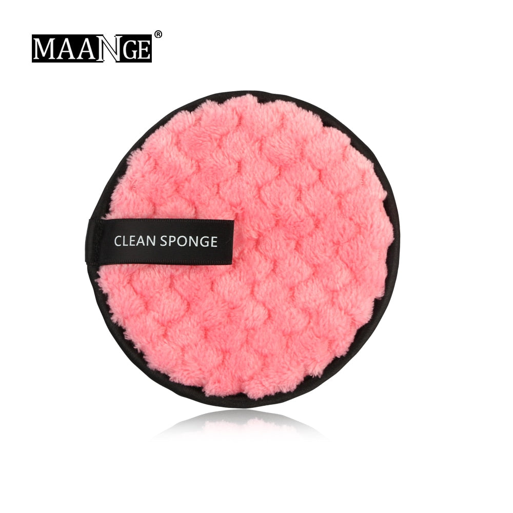 1/3pcs Microfiber Cloth Pads Facial Makeup Remover Puff Cotton Double layer Face Cleansing Towel Reusable Nail Art Cleaning Wipe