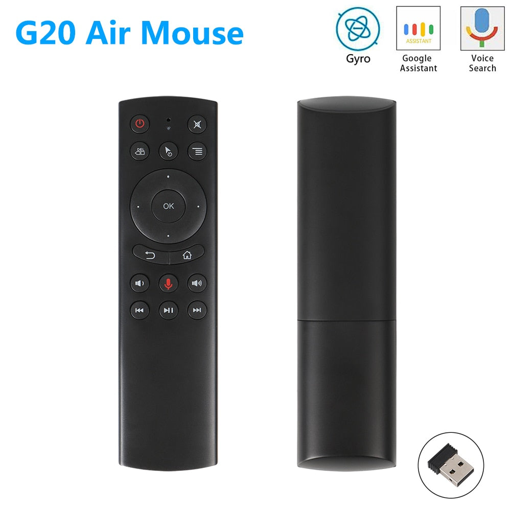 G20 G20S Gyro Smart Voice Remote Control IR Learning 2.4G Wireless Fly Air Mouse for X96 Mini H96 MAX X99 Android TV Box vs G10