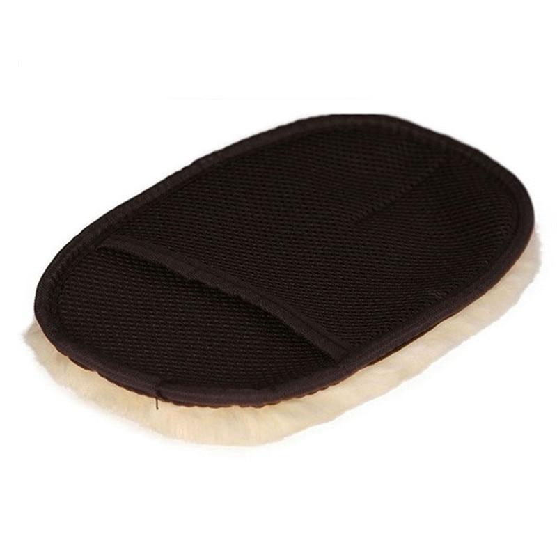 Car Styling 15*24cm Automotive Car Cleaning Car Brush Cleaner Wool Soft Car Washing Gloves Cleaning Brush Motorcycle Washer Care