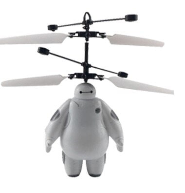Mini Fly Flashing helicopter Hand Control RC Toy induction mini Helicopter Quadcopter RC Drone Ar.dron with LED Toys For Kids