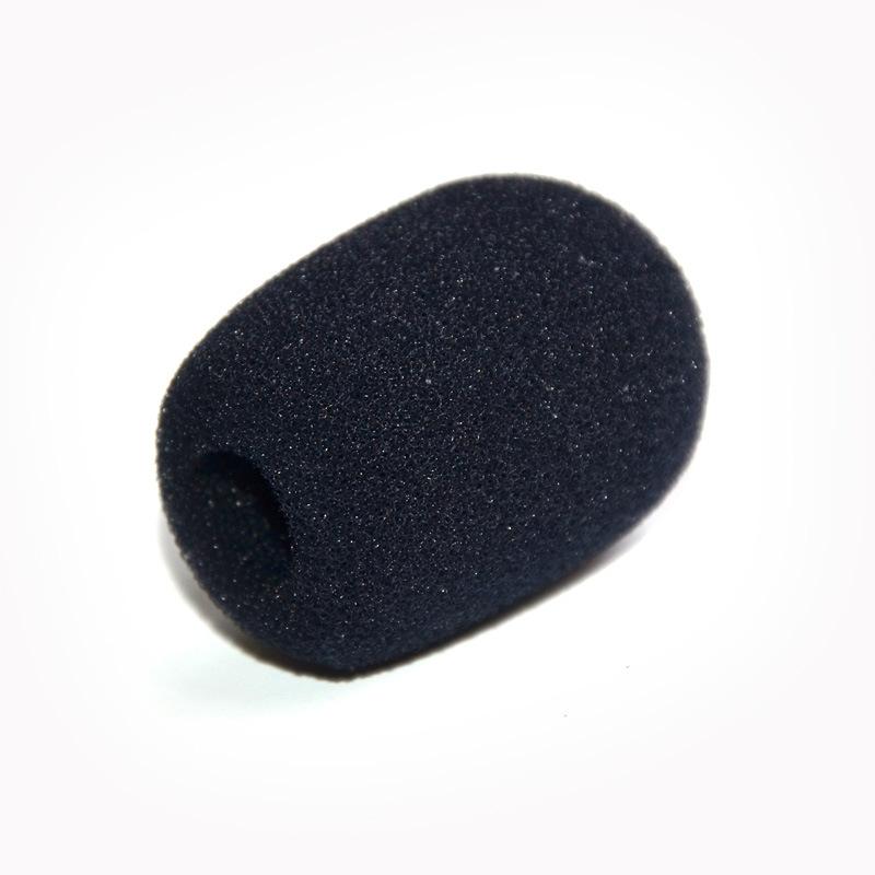 10PCS/set Black Replacement Foam Covers Windscreen Windshield Sponge Covers for Headset Microphone Mic Cover