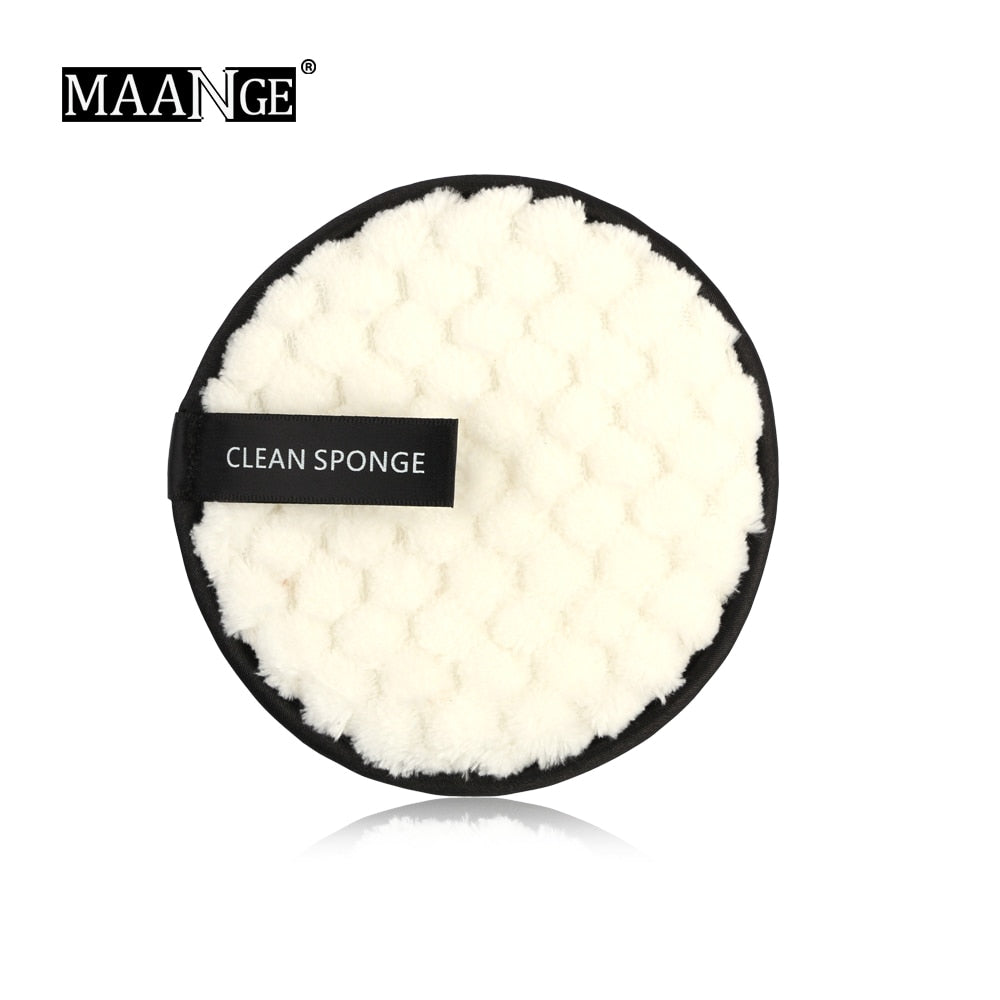 1/3pcs Microfiber Cloth Pads Facial Makeup Remover Puff Cotton Double layer Face Cleansing Towel Reusable Nail Art Cleaning Wipe