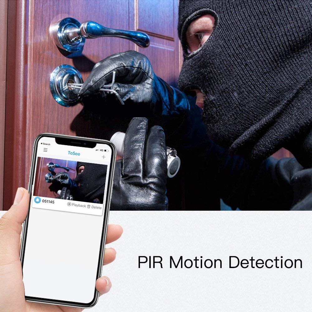 1080P Smart WIFI Doorbell Intercom Video Ring Door Bell With Camera IR Entry Door Alert Wireless Security Chime Door Cam Alarm
