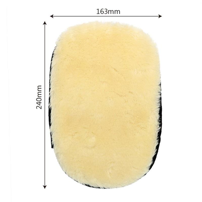 Car Styling 15*24cm Automotive Car Cleaning Car Brush Cleaner Wool Soft Car Washing Gloves Cleaning Brush Motorcycle Washer Care