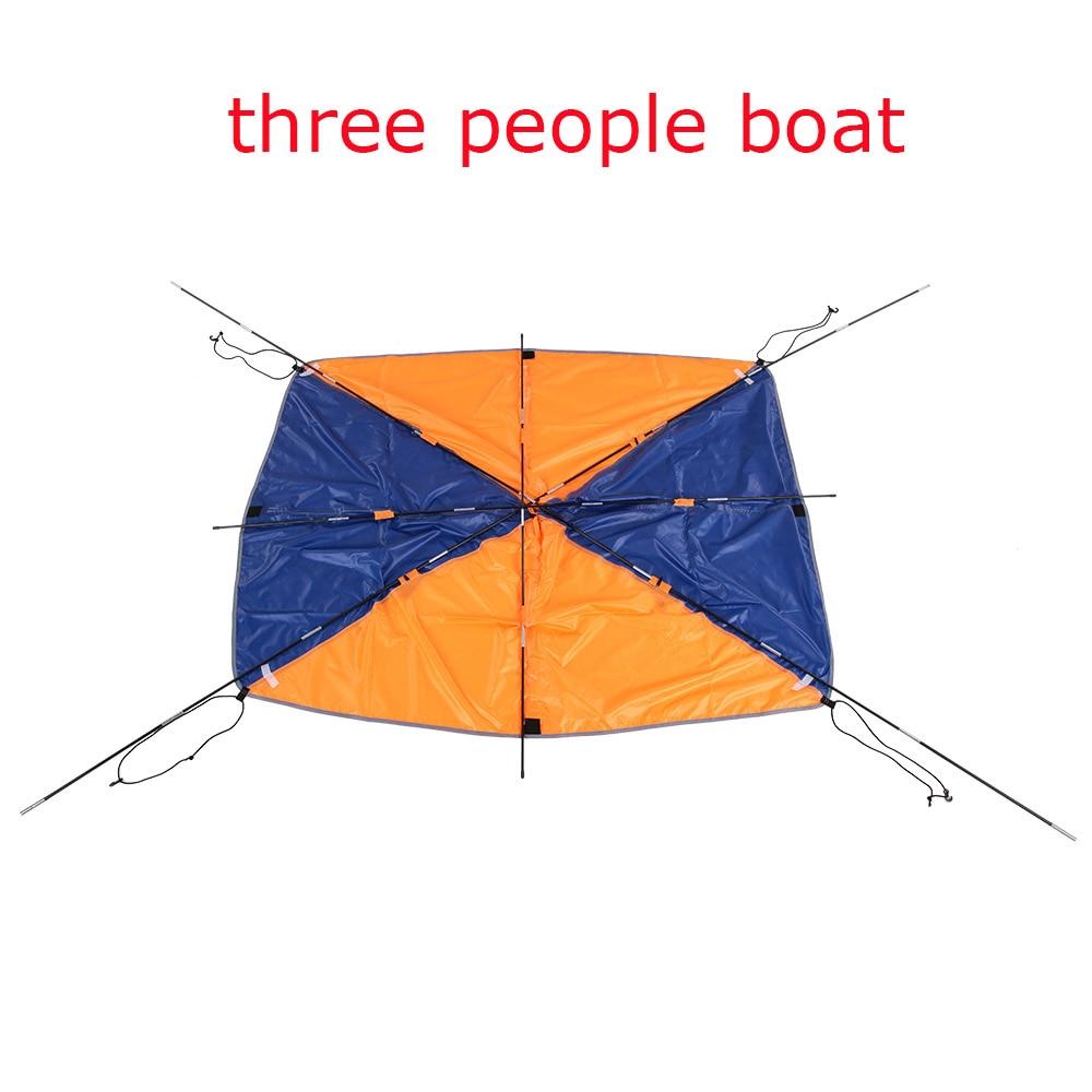 Inflatable Boat Kayak Accessories Fishing Sun Shade Rain Canopy Kayak Kit Sailboat Awning Top Cover 2-4 persons Boat Shelter