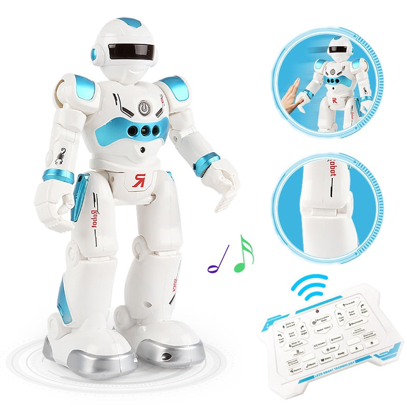 New RC Robot Remote Control Robot toy Dancing Gesture Action Figures Toys for children boys