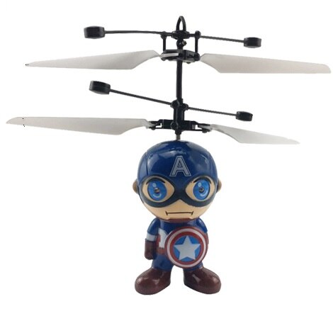 Mini Fly Flashing helicopter Hand Control RC Toy induction mini Helicopter Quadcopter RC Drone Ar.dron with LED Toys For Kids