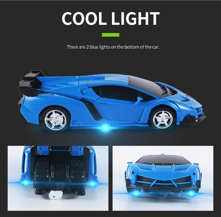 Rc Car 4wd Crawler Remote Control Car Rc Drift Car 2 In 1Driving Sports Car Drive Transformation Robots Models Fighting Toy Gift