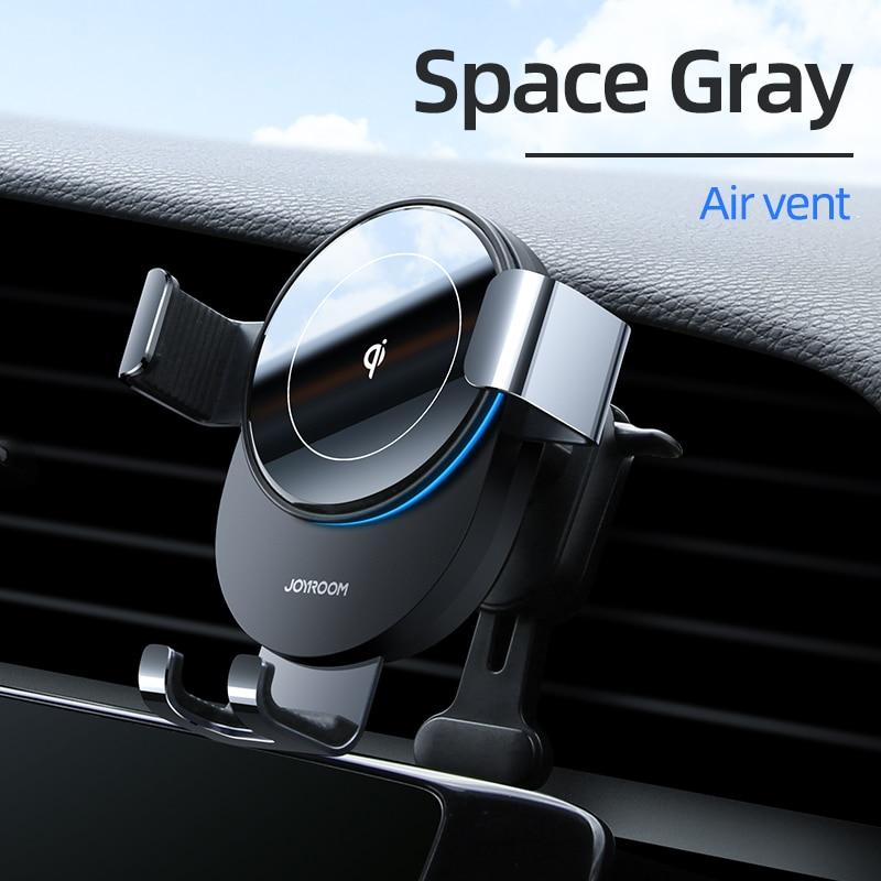 Joyroom 15W Qi Car Phone Holder wireless charger Wireless Charger Car Mount Intelligent Infrared for Air Vent Mount For iPhone