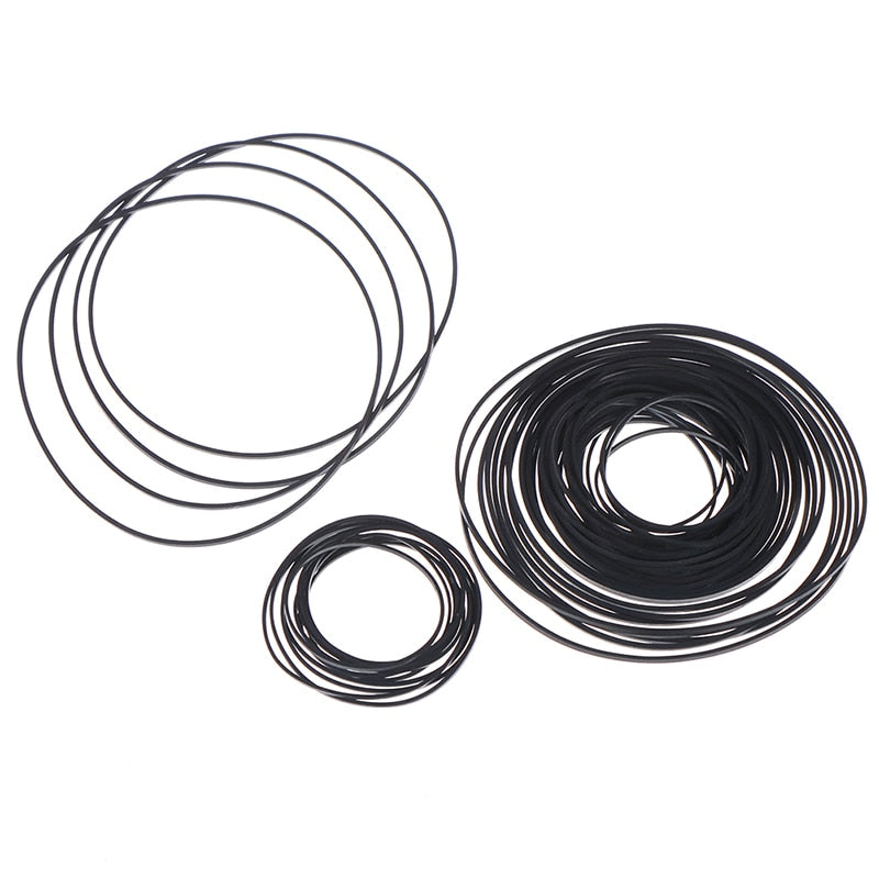 1pack Universal 40-135mm Mix Cassette Tape Machine Belt New Assorted Common Belt for Recorders Walkman DVD Drive
