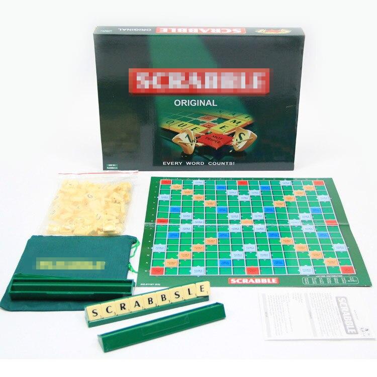 NEW Original Scrabble Board Game Family Kids Adults Educational Toys Puzzle Game Toys for Kids