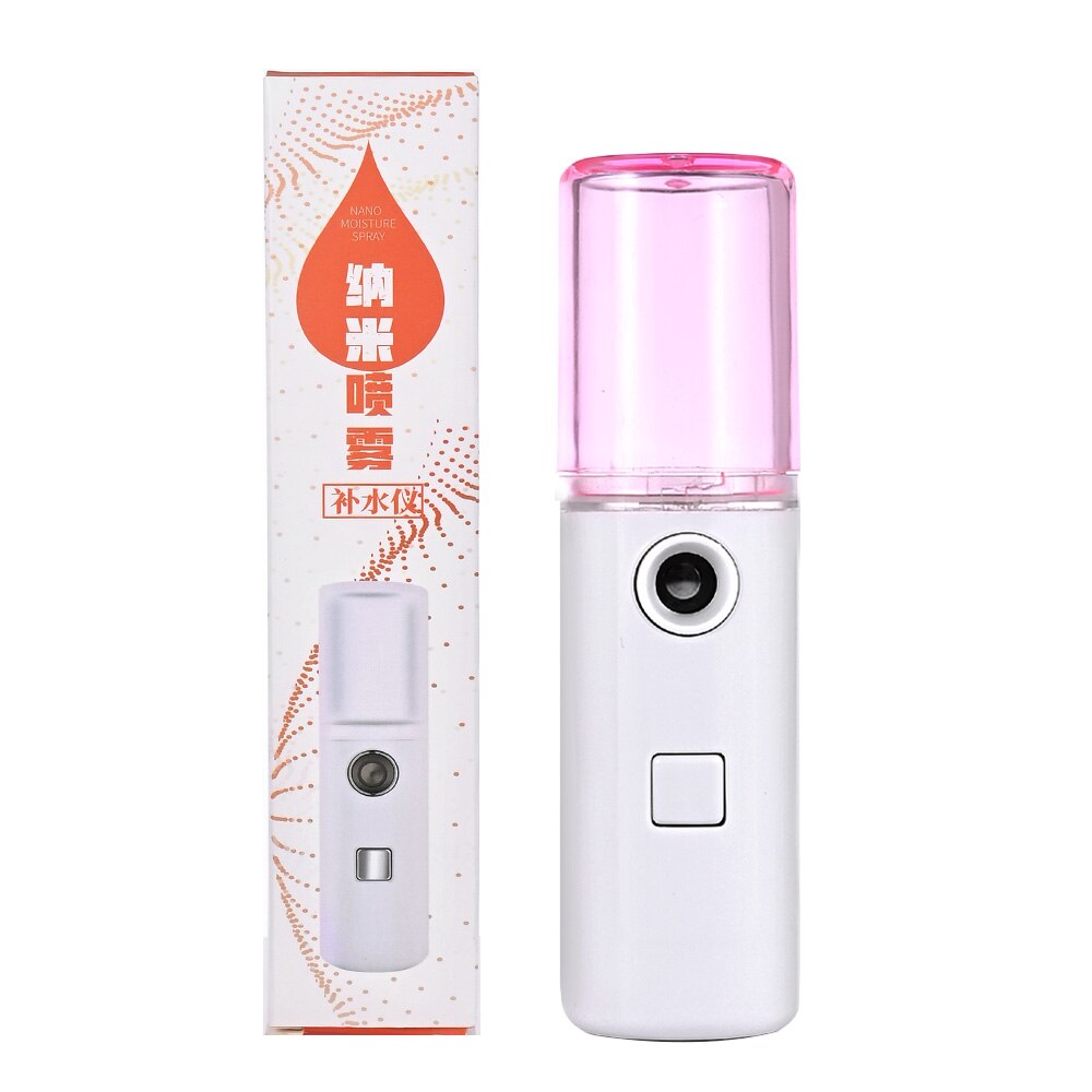 30ML Mini Nano Facial Sprayer Alcohol USB Nebulizer Face Steamer Humidifier Hydrating Anti-aging Women Beauty Skin Care Tools