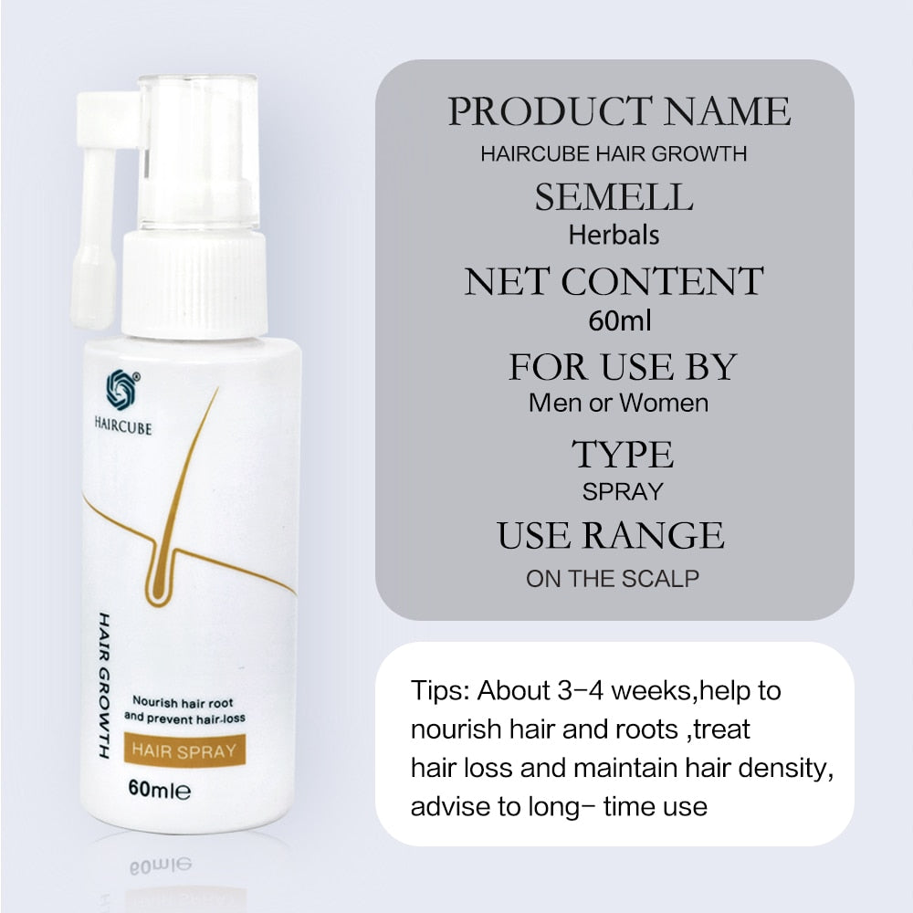 HAIRCUBE Fast Hair Growth Essence Oil Anti Hair Loss Treatment Help for hair Growth Hair Care Products for Men Women Hair Tonic