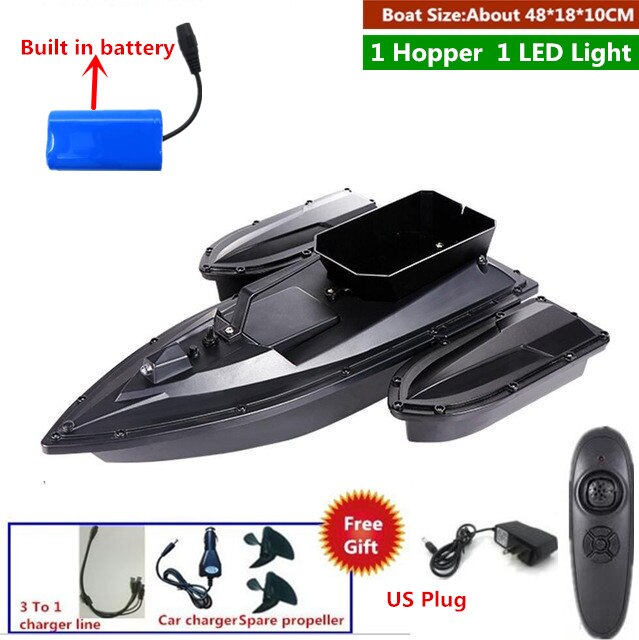 180Mins 500m RC Distacne Auto RC Remote Control Fishing Bait Boat Speedboat Fish Finder Ship Boat With EU charger US/UK Charger
