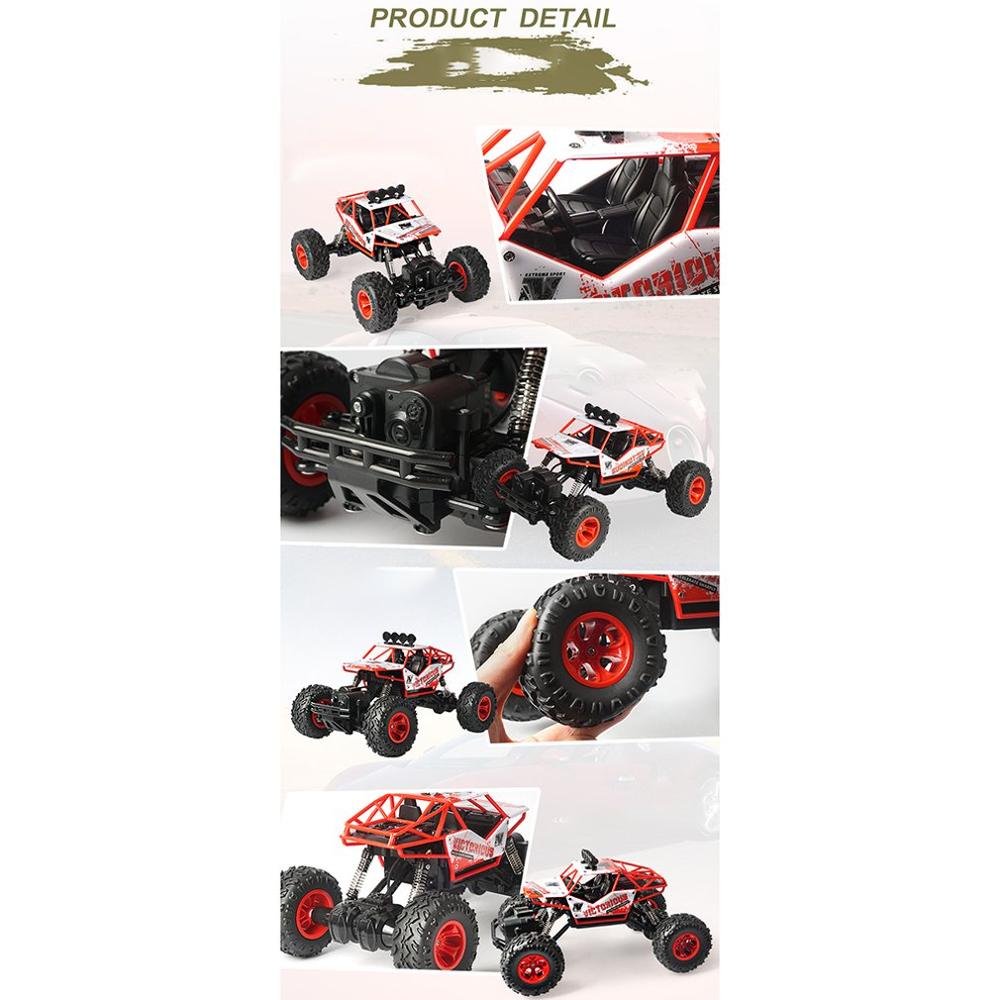2019 New 2.4G Large Remote Control Car Drift Off-Road Vehicle Four-Wheel Drive Climbing High-Speed Racing Boy Charging Toy Car