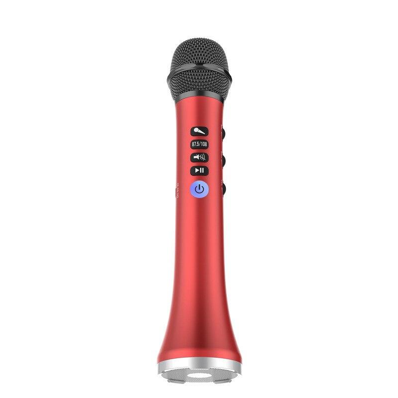 L-698 Professional 15W Portable USB Wireless Bluetooth Karaoke Microphone Speaker Home KTV for Music Playing and Singing Speaker