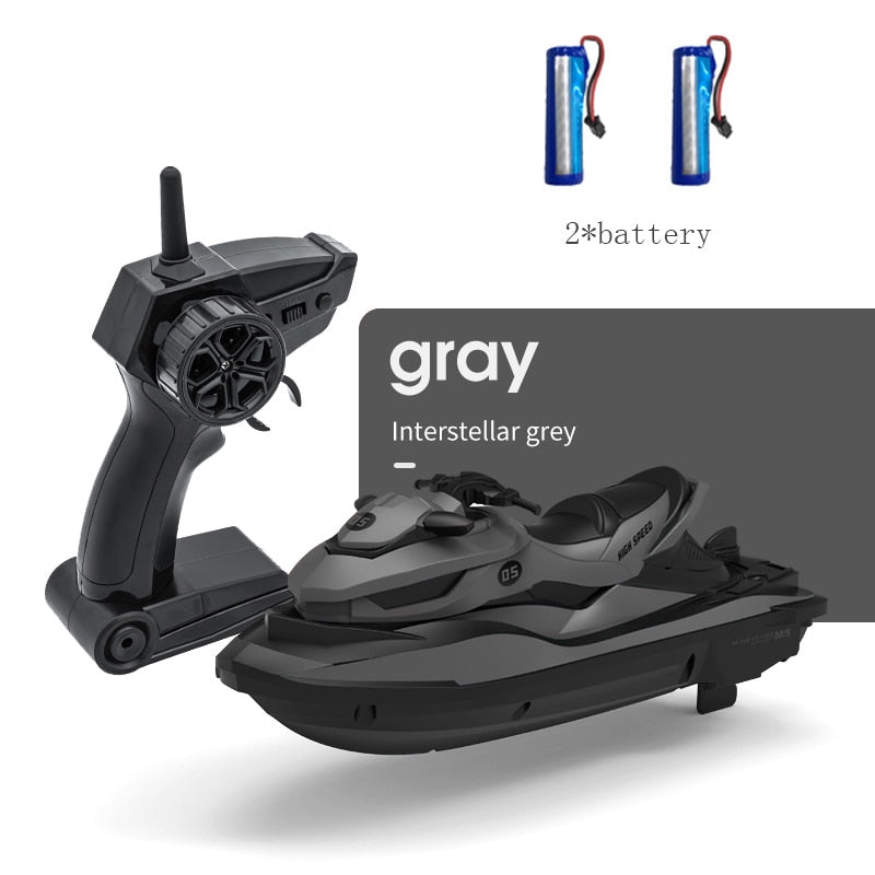 New M5 Mini High-Speed Remote Control Boat 2.4G 50 Meters Remote Control Distance Summer Waterproof Electric Motor RC Boat 2020