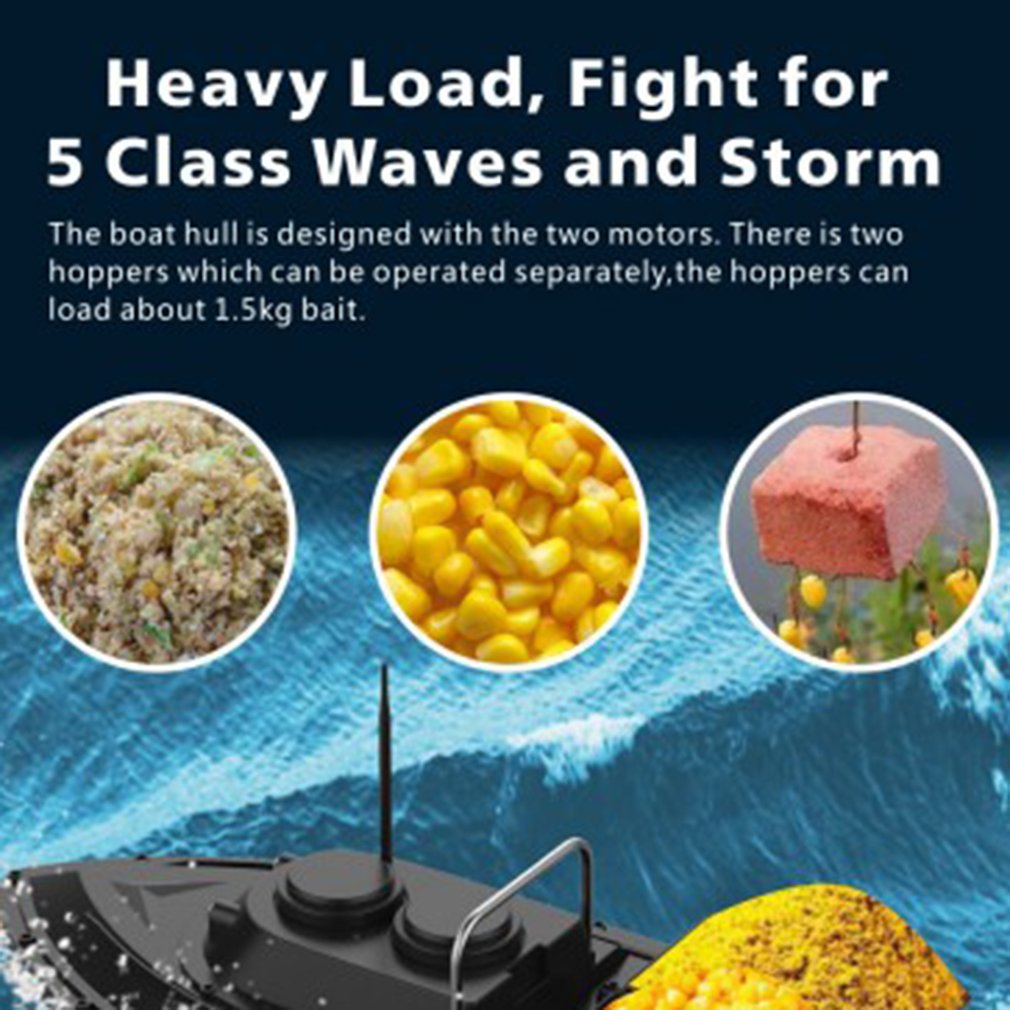 500M RC Fishing Finder Bait Boat Toys Upgraded Version Bait Nesting Remote Control Ship Fishing Ship Boats Tool EU/US Plug Gift