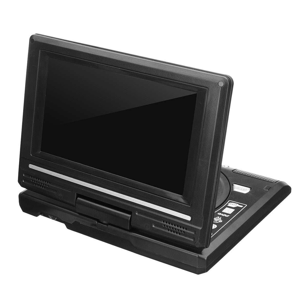 Portable 7.8 Inch HD TV Home Car DVD Player VCD CD MP3 DVD Player USB SD Cards RCA TV Portatil Cable Game 16:9 Rotate LCD Screen