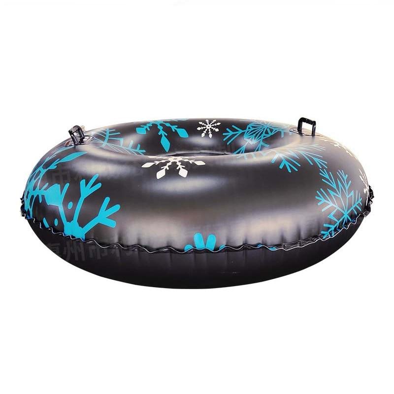 Cold-resistant And Wear-resistant PVC Inflatable Ski Circle With Handle Durable Children&Adult Outdoor Skiing Snow Tube