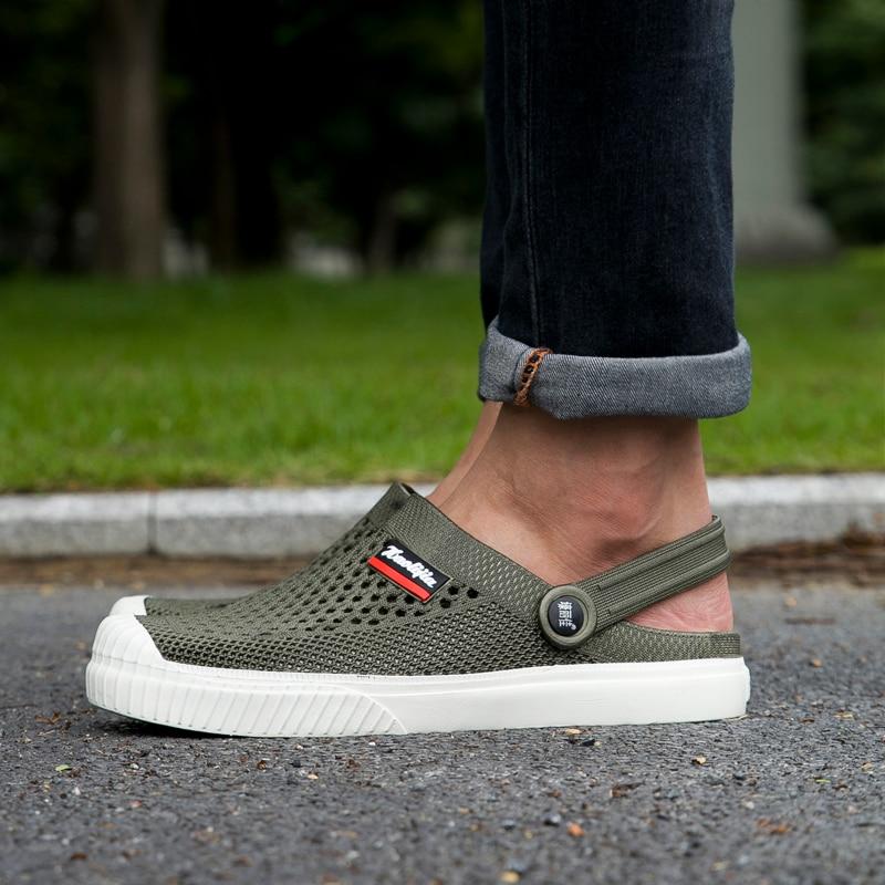 Sapato Feminino 2020 Brand Duty-free Lover Clogs 6 Colors Crocks Shoes Men Band Sandals Summer Beach Water Swimming Mens Shoe