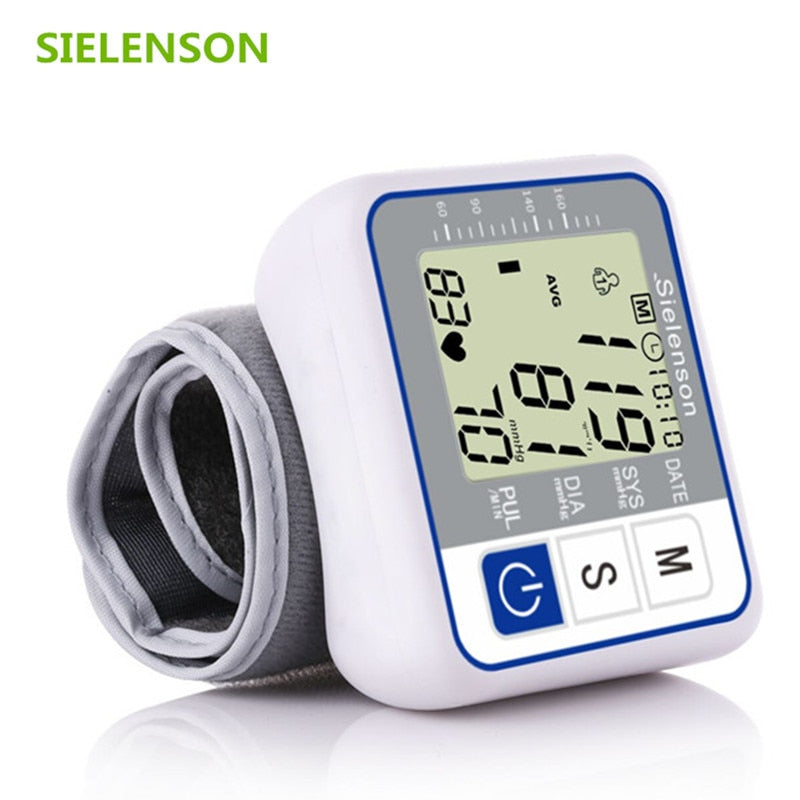 Russian Voice Tonometer Wrist Blood Pressure Monitor Automatic Wrist Digital Meter for Measuring And Pulse Rate Sphygmomanometer