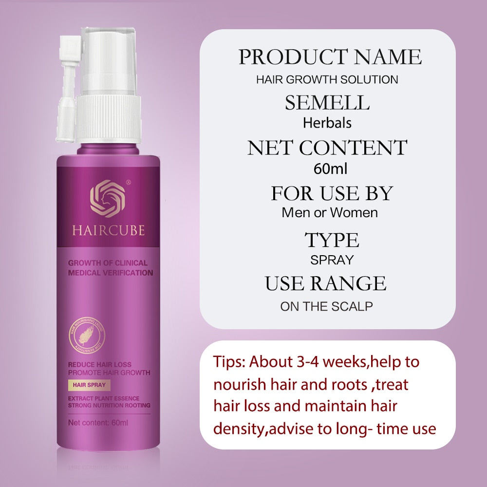 HAIRCUBE Fast Hair Growth Essence Oil Anti Hair Loss Treatment Help for hair Growth Hair Care Products for Men Women Hair Tonic