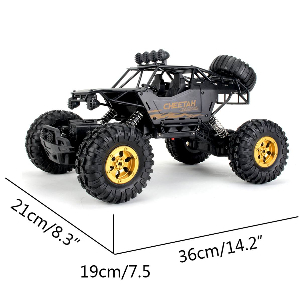 36cm 1:12 4WD RC Cars Updated Version 2.4G Radio Control RC Cars Toys Buggy~High speed Trucks Off-Road Trucks Toys for Children