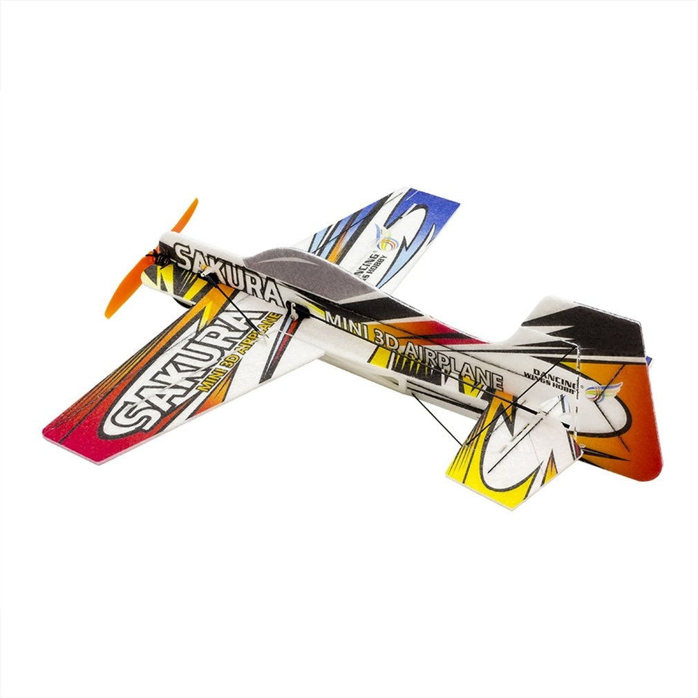 RC EPP Micro Indoor 3D F3P Airplane Sakura Radio Controlled Electric Plane 420mm Wingspan Unassembled Need to Build Aeroplane
