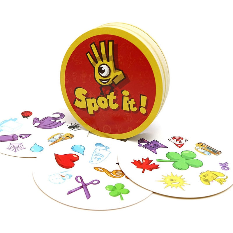 spot card games 70mm family party game for kids education enjoy it Dobble board game spot series red camp shalom holiday road