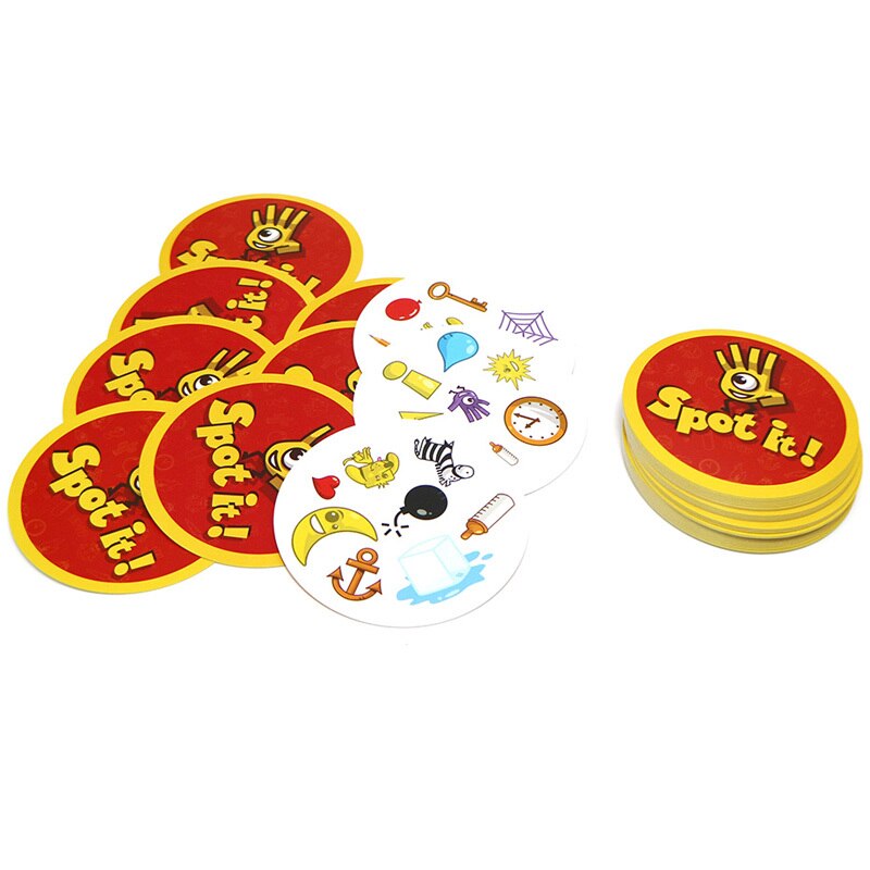 spot card games 70mm family party game for kids education enjoy it Dobble board game spot series red camp shalom holiday road