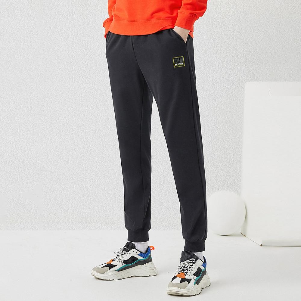 Pioneer Camp 2020 Spring New Jogger Pants Men 100%cotton Drawstring Comfortable Elastic Waist Sweatpants AZZ0107025
