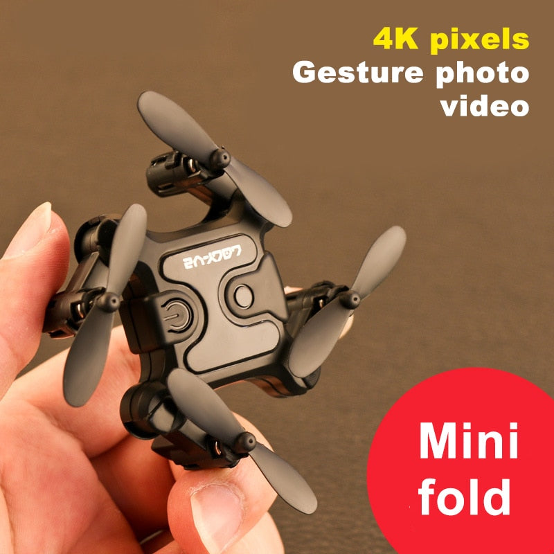 Mini RC Drone 4K HD Camera Professional Dron Remote Control Drone Helicopters Quadcopter Foldable Handy Drone Toys for Kids