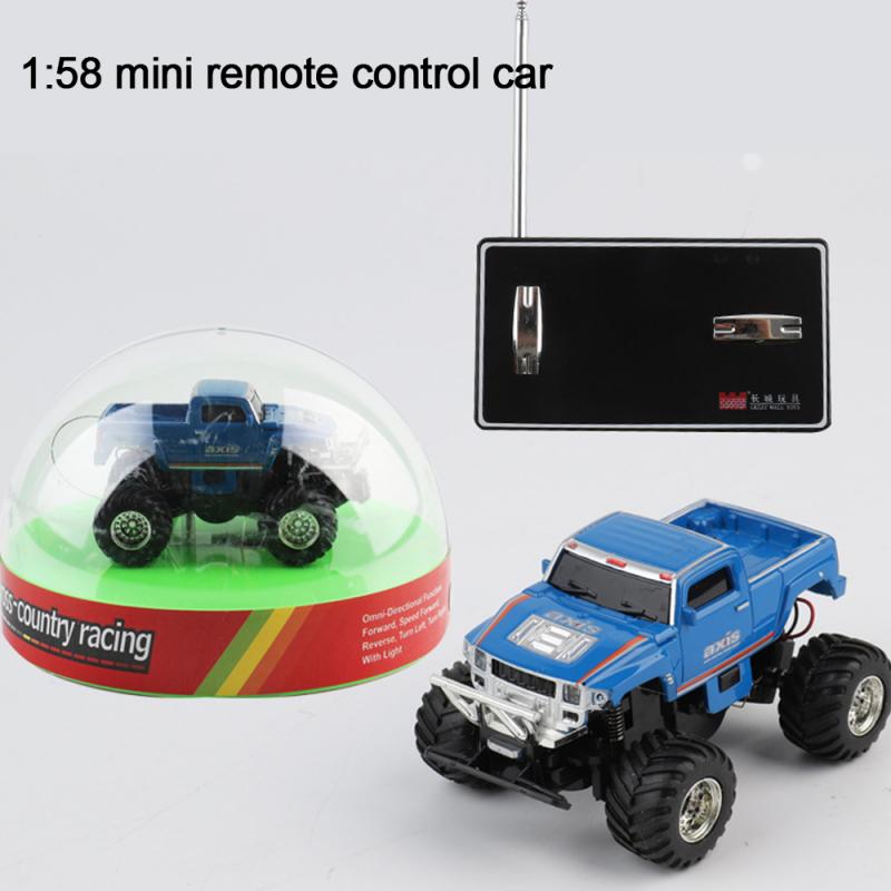 RC Cars MINI Remote Control Toys Car Can Be Charged 1:58 Off-road Vehicle High Speed Car LED Light Vehicles Children Xmas Gift