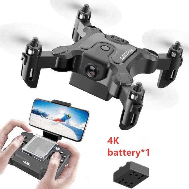 Mini RC Drone 4K HD Camera Professional Dron Remote Control Drone Helicopters Quadcopter Foldable Handy Drone Toys for Kids