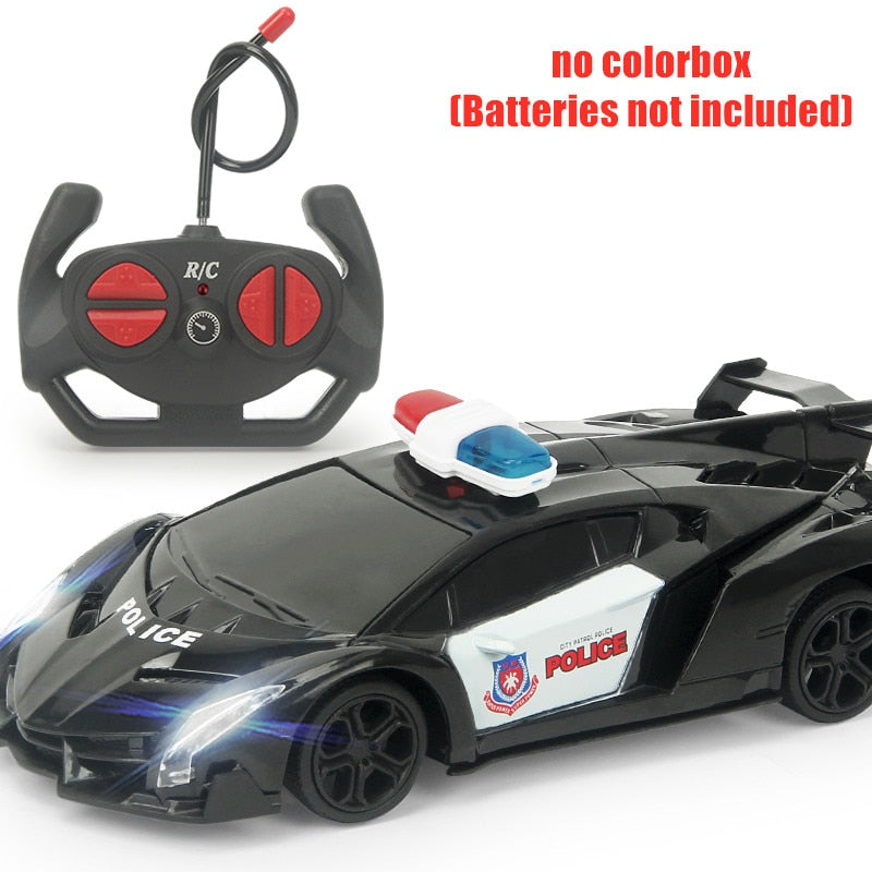 RC Toys Racing Police 1:24 Remote Control Car for Kids Xmas Birthday Gifts Light Electric Carro Juguetes Chidlren Toys for Boys