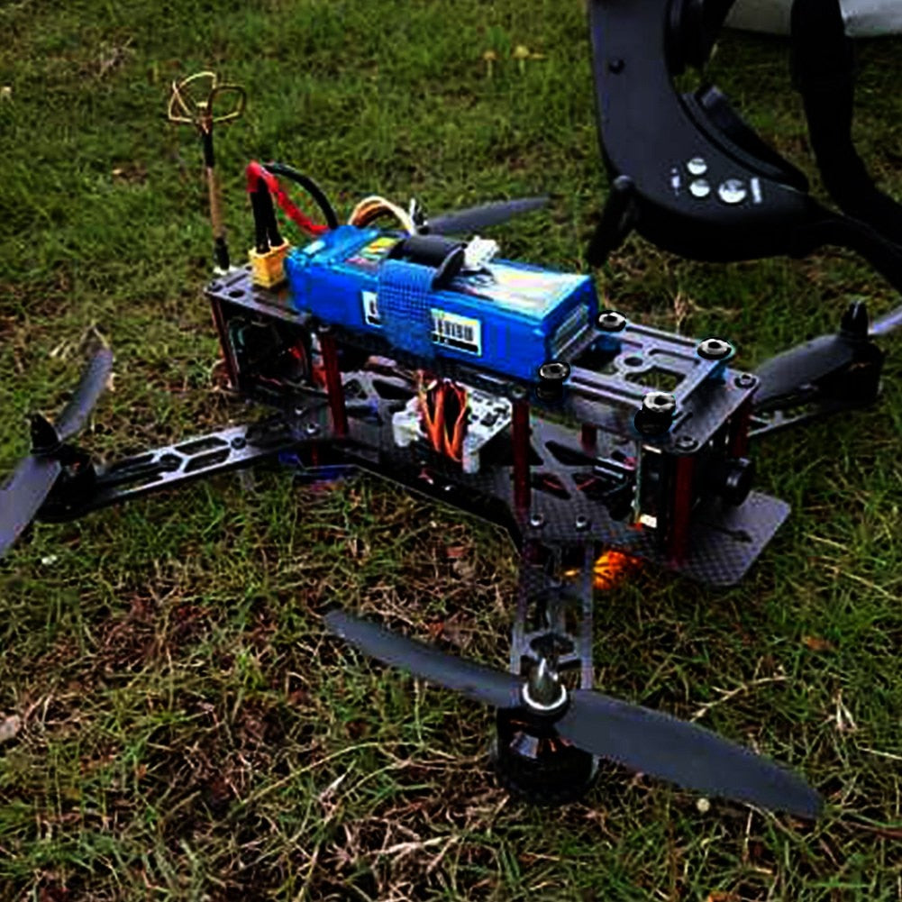 250mm Wheelbase Mini FPV Frame Kit Carbon Fiber CF Rack For DIY FPV Racing Drone Quadcopter 4/5/6 inch Propellers