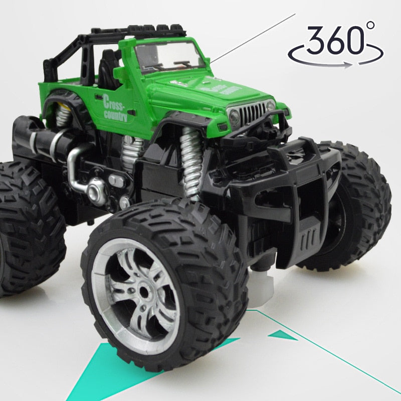 JJRC Q81 1:20 2.4G 2-in-1 Double Sided Amphibious Remote Control Car Toy 360 Degree Rotary RC Racing Driving Xmas Gift for Kids