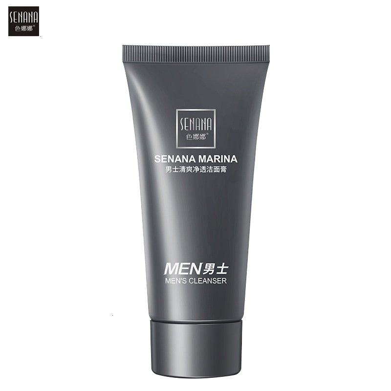 SENANA Hyaluronic Acid Facial Cleanser Remove Acne Blackhead Deep Cleansing Control-oil Moisturizing Nourish Blemish Skin Care