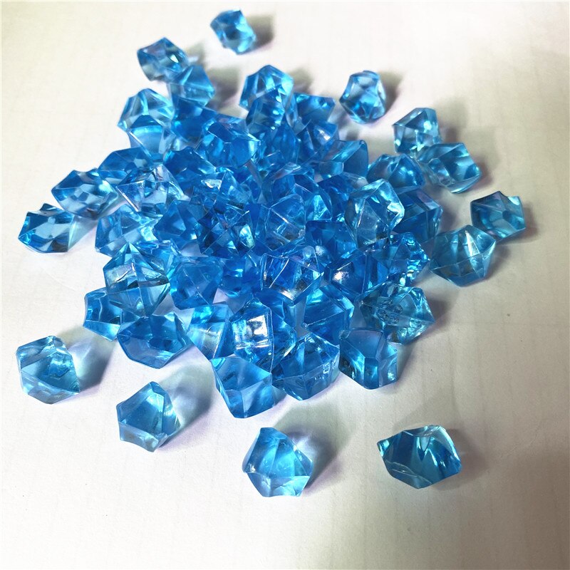 50PCS 14*11mm Acrylic Crystal Diamond Pawn Irregular Stone Chessman Game Pieces For Board Games Accessories 22 colors