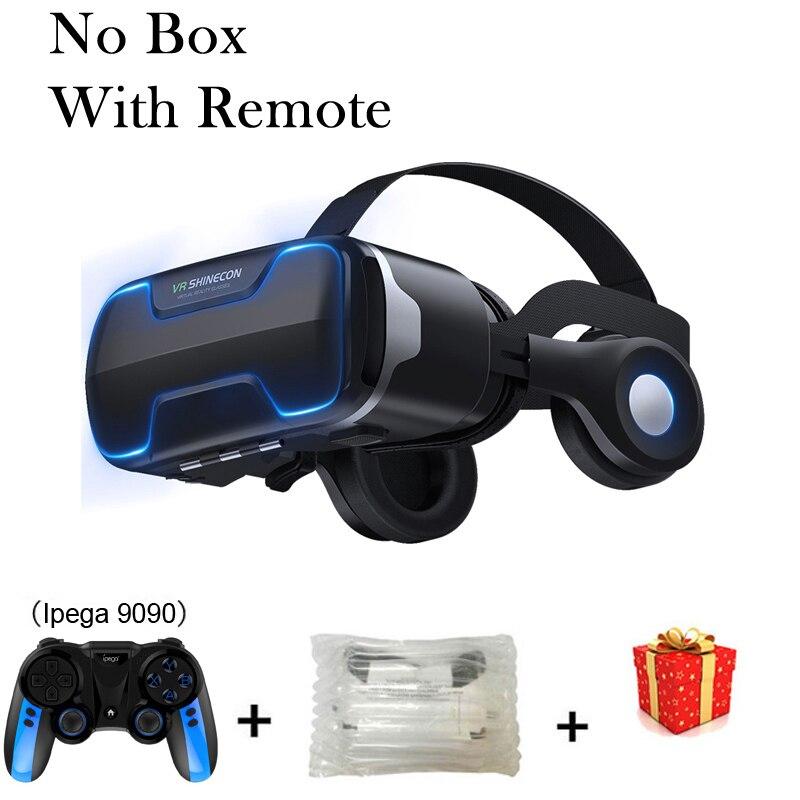 VR Shinecon 3 D Casque Viar 3D Glasses Virtual Reality Headset Helmet Goggles Augmented Lenses for Phone Smartphone Binoculars