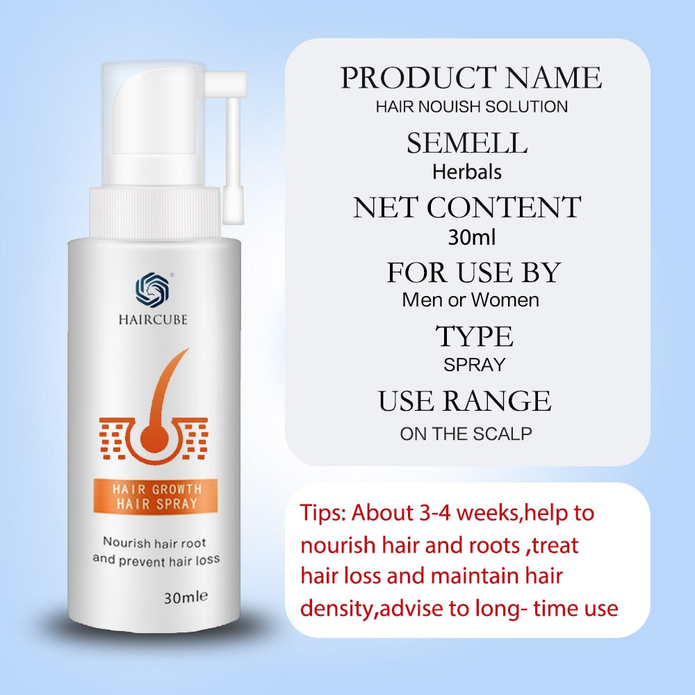 HAIRCUBE Fast Hair Growth Essence Oil Anti Hair Loss Treatment Help for hair Growth Hair Care Products for Men Women Hair Tonic