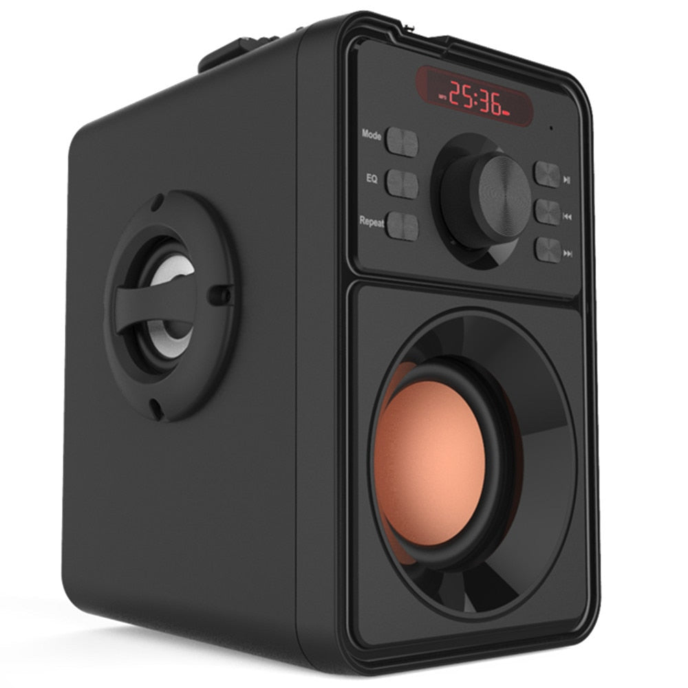 Big Bluetooth Speaker Portable Column High Power Subwoofer Music Center System Support AUX TF FM Radio Bluetooth Column Boom Box
