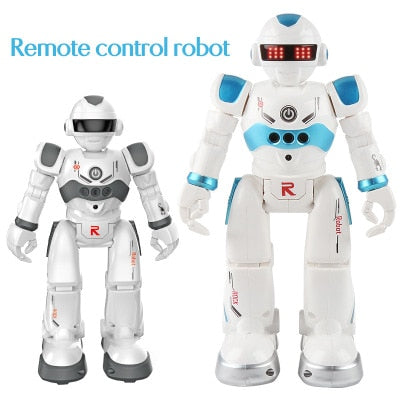 Remote Control Robot Multi-function USB Charging Children's Toy RC Robot Will Sing Dance Action Figure Gesture Sensor Robot