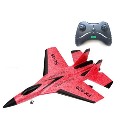 2.4G Glider Plane Hand Throwing foam drone SU35 RC airplane model Fixed wing toy aviones a control remoto juguete toys for boys